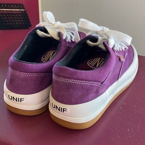 UNIF ‘The Phoebes’ platform sneakers in purple